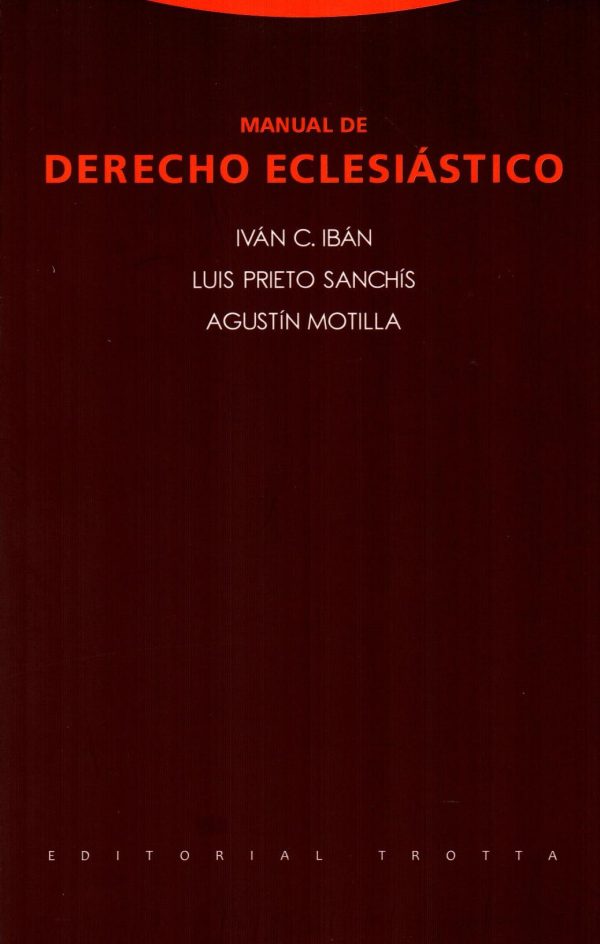 MANUAL DE DERECHO ECLESIASTICO