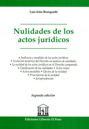 NULIDADES DE LOS ACTOS JURIDICOS