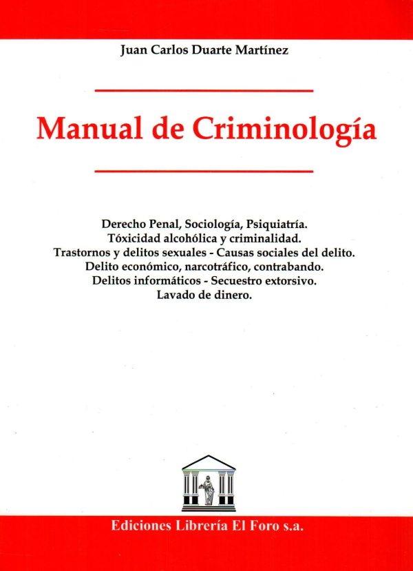 MANUAL DE CRIMINOLOGIA