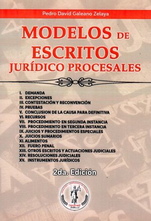 MODELOS DE ESCRITOS JURIDICO PROCESALES