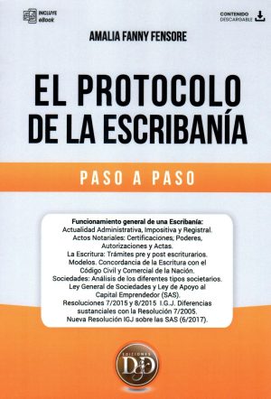 PROTOCOLO DE LA ESCRIBANIA EL
