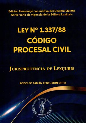 CODIGO PROCESAL CIVIL LEY 1337/88