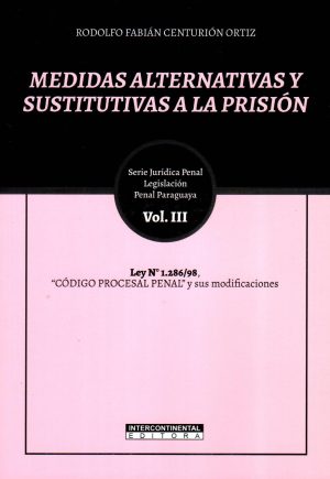 MEDIDAS ALTERNATIVAS Y SUSTITUTIVAS VOL3