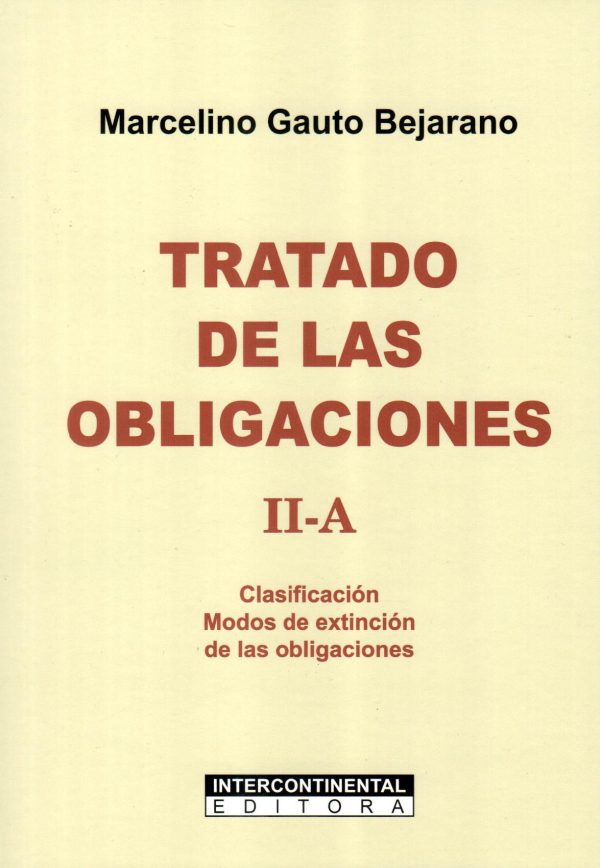 TRATADO DE LAS OBLIGACIONES TII-A TII-B