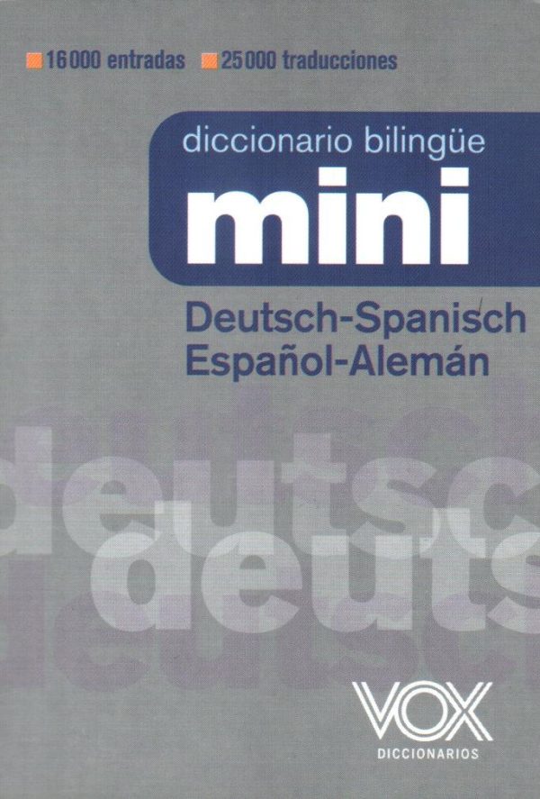 DICCIONARIO BILINGUE MINI ALEMAN ESPAÑOL